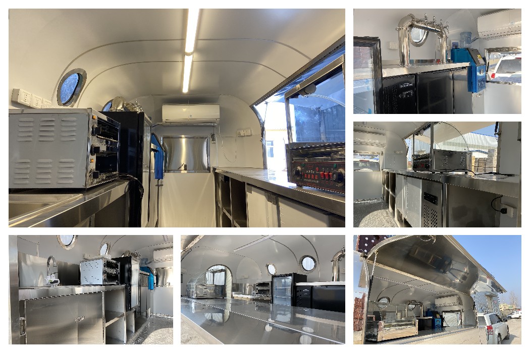 airstream food trailer interior